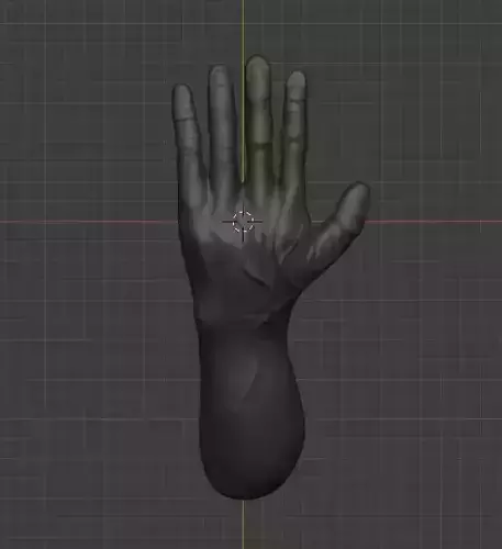 human hand Free 3D print model
