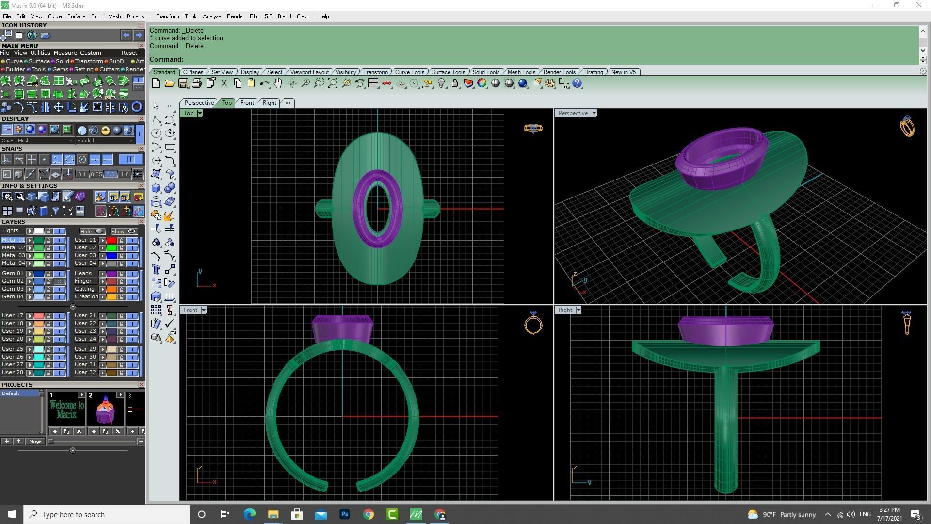 3d-model oval ring 3D print model_11