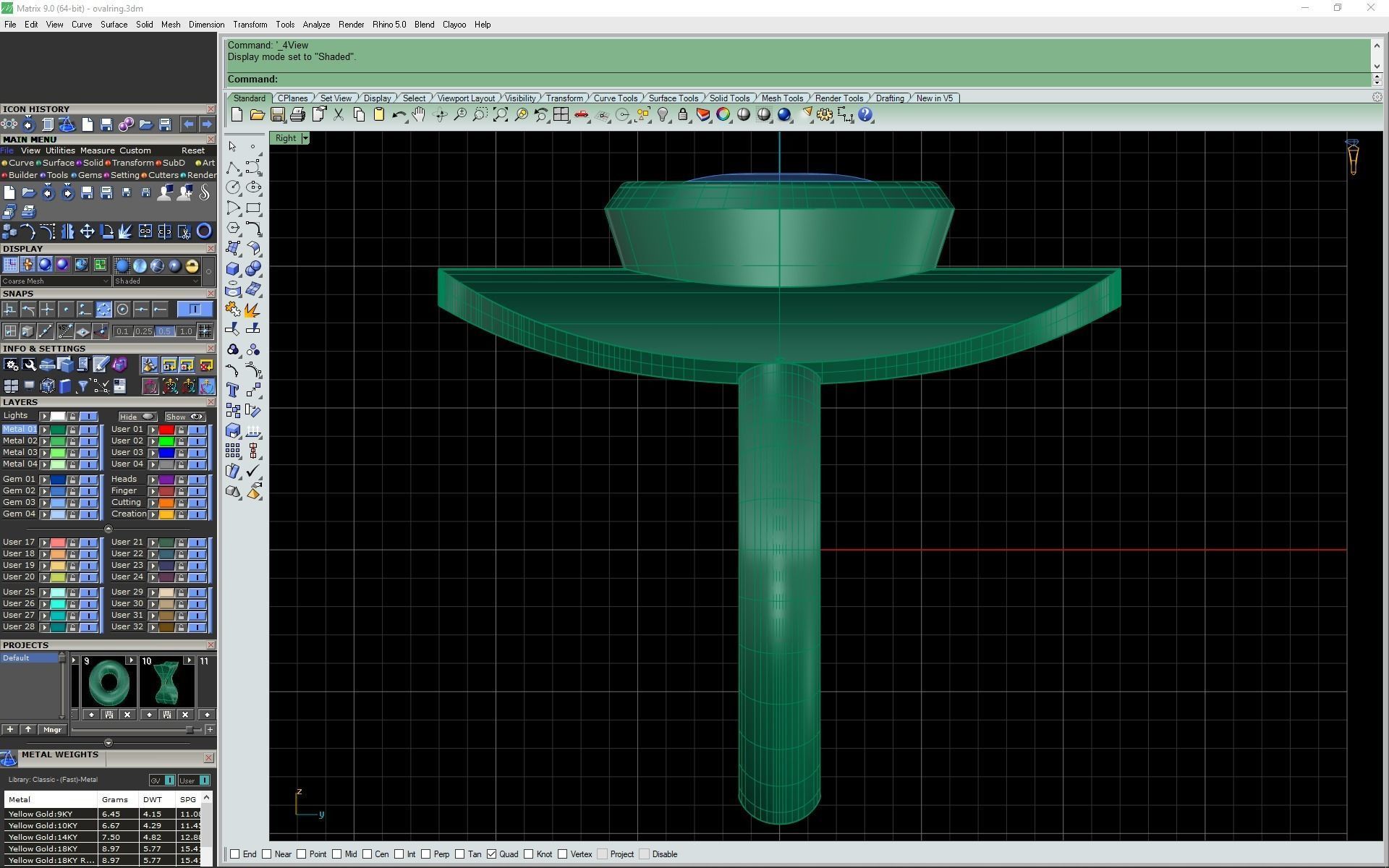3d-model oval ring 3D print model_18