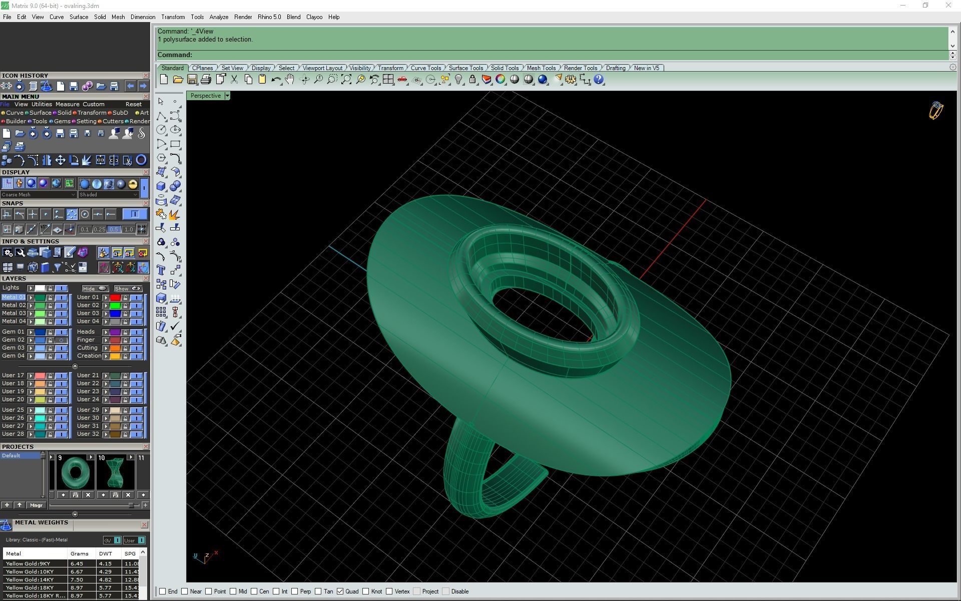 3d-model oval ring 3D print model_17