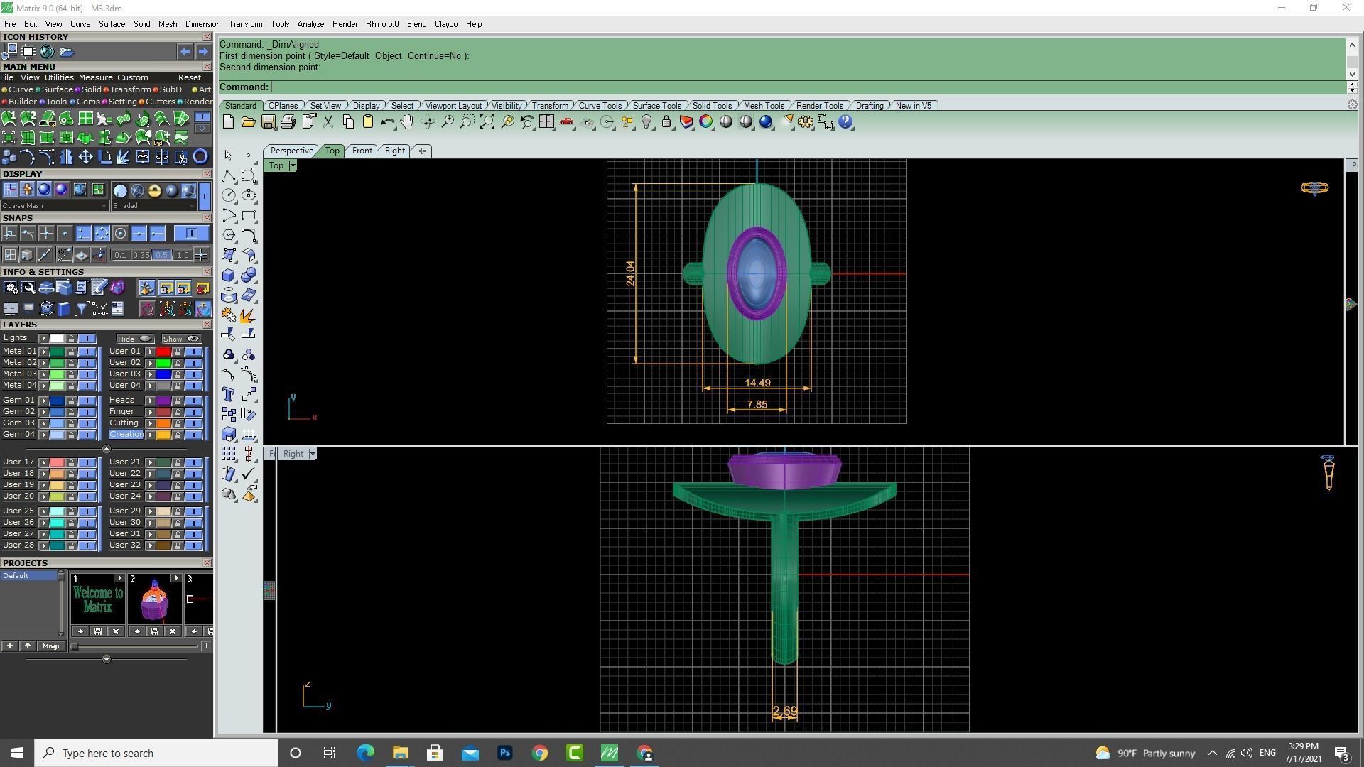 3d-model oval ring 3D print model_13