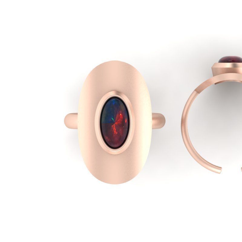 3d-model oval ring 3D print model_7