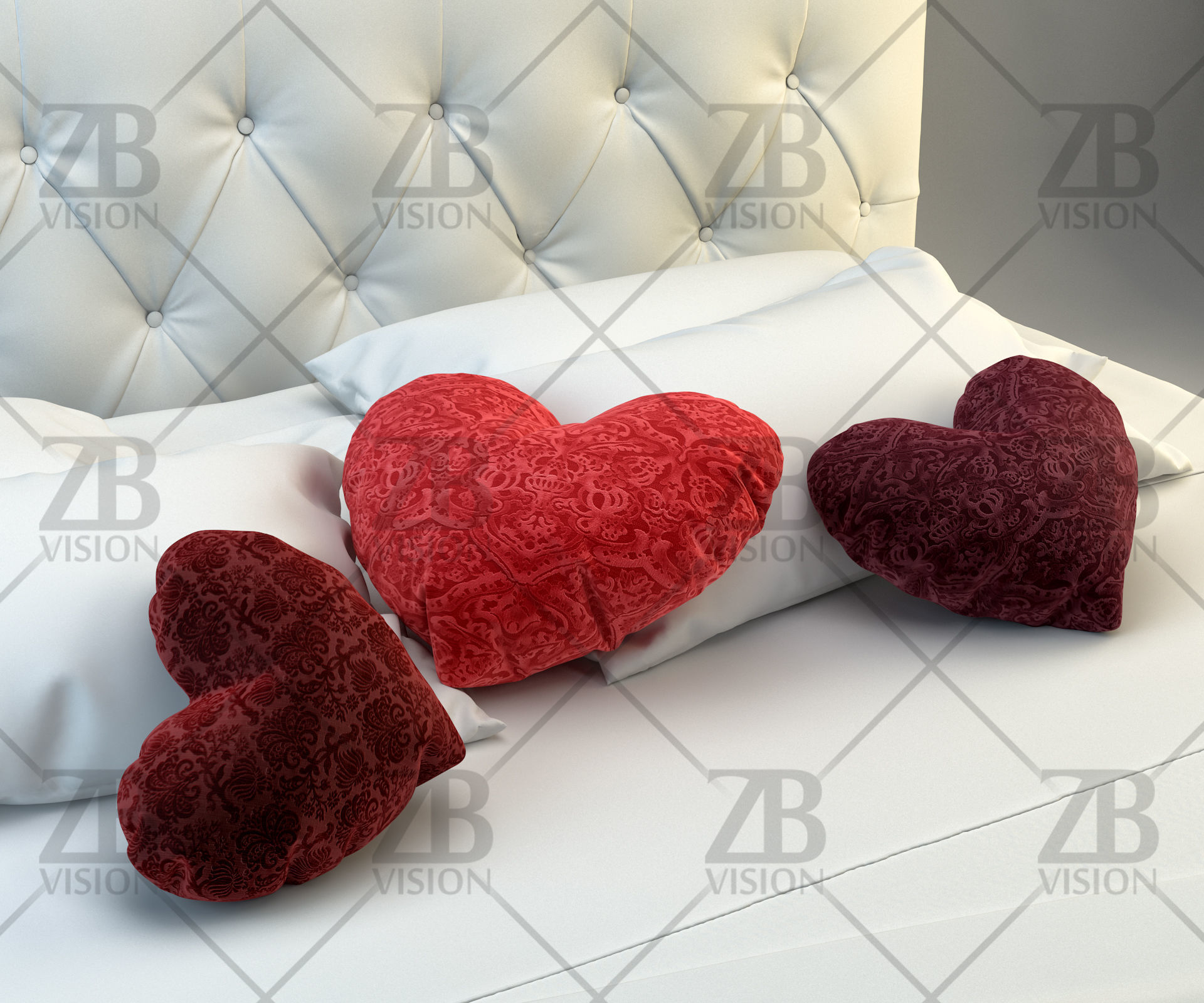 Heart Balloon 3D model_18