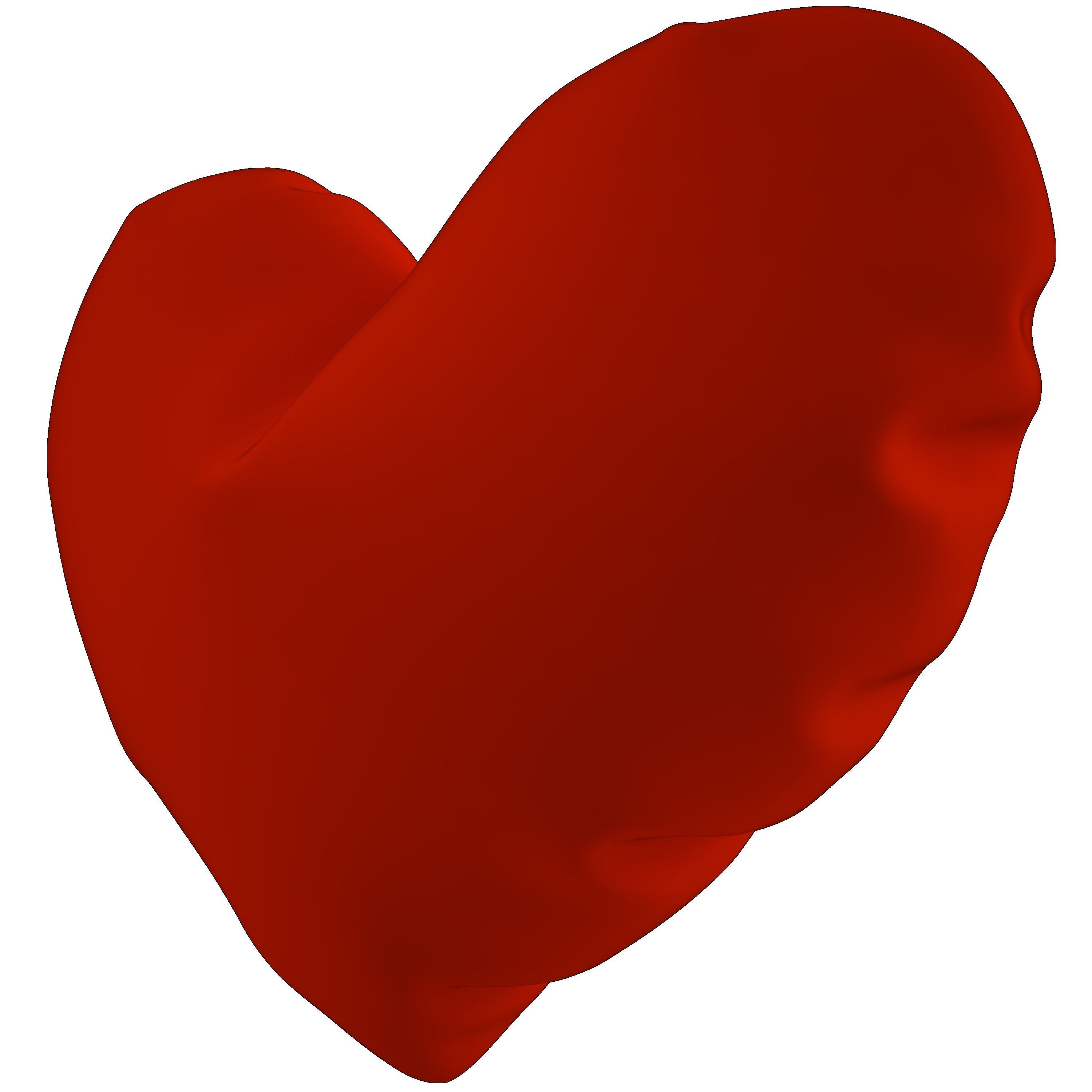 Heart Balloon 3D model_20