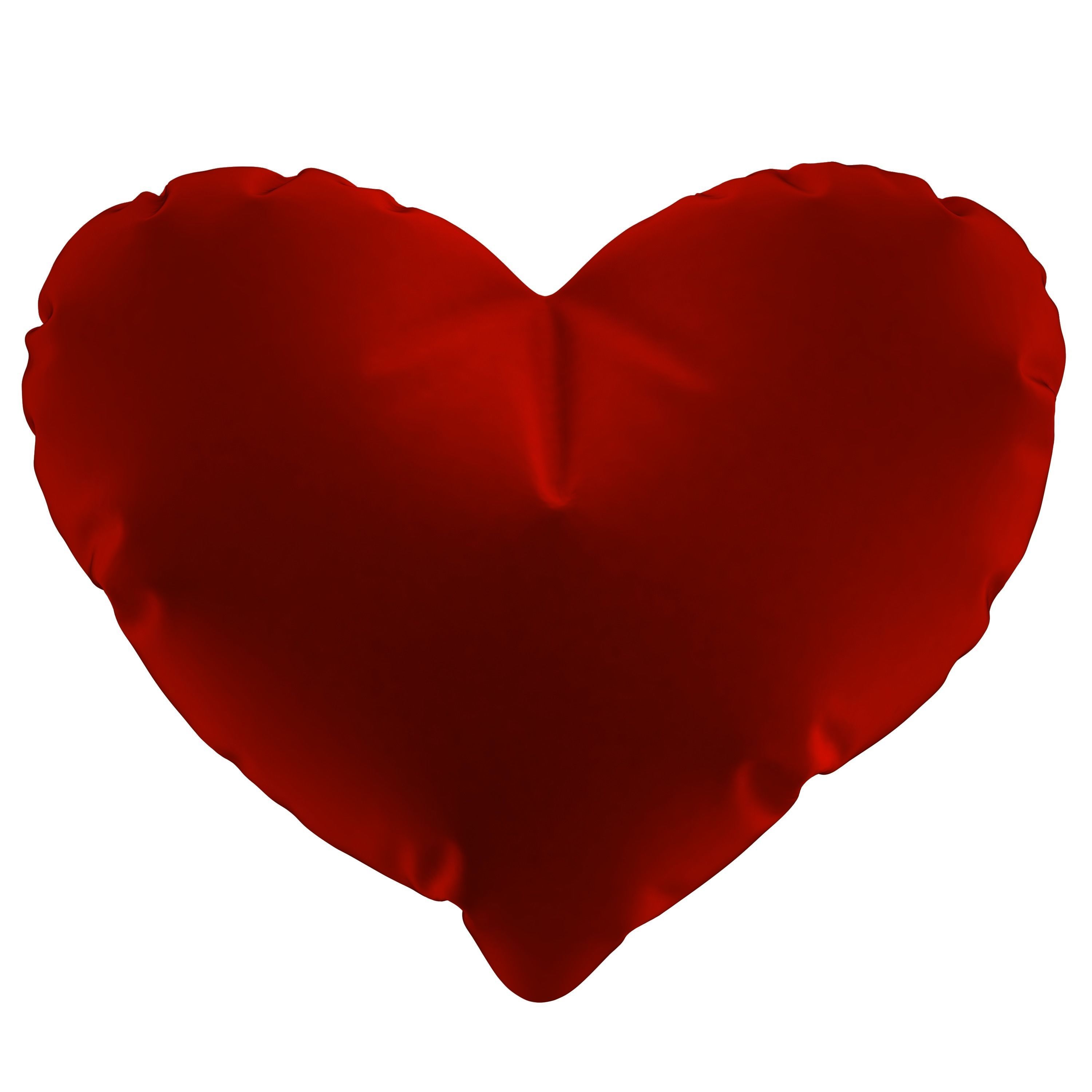 Heart Balloon 3D model_2