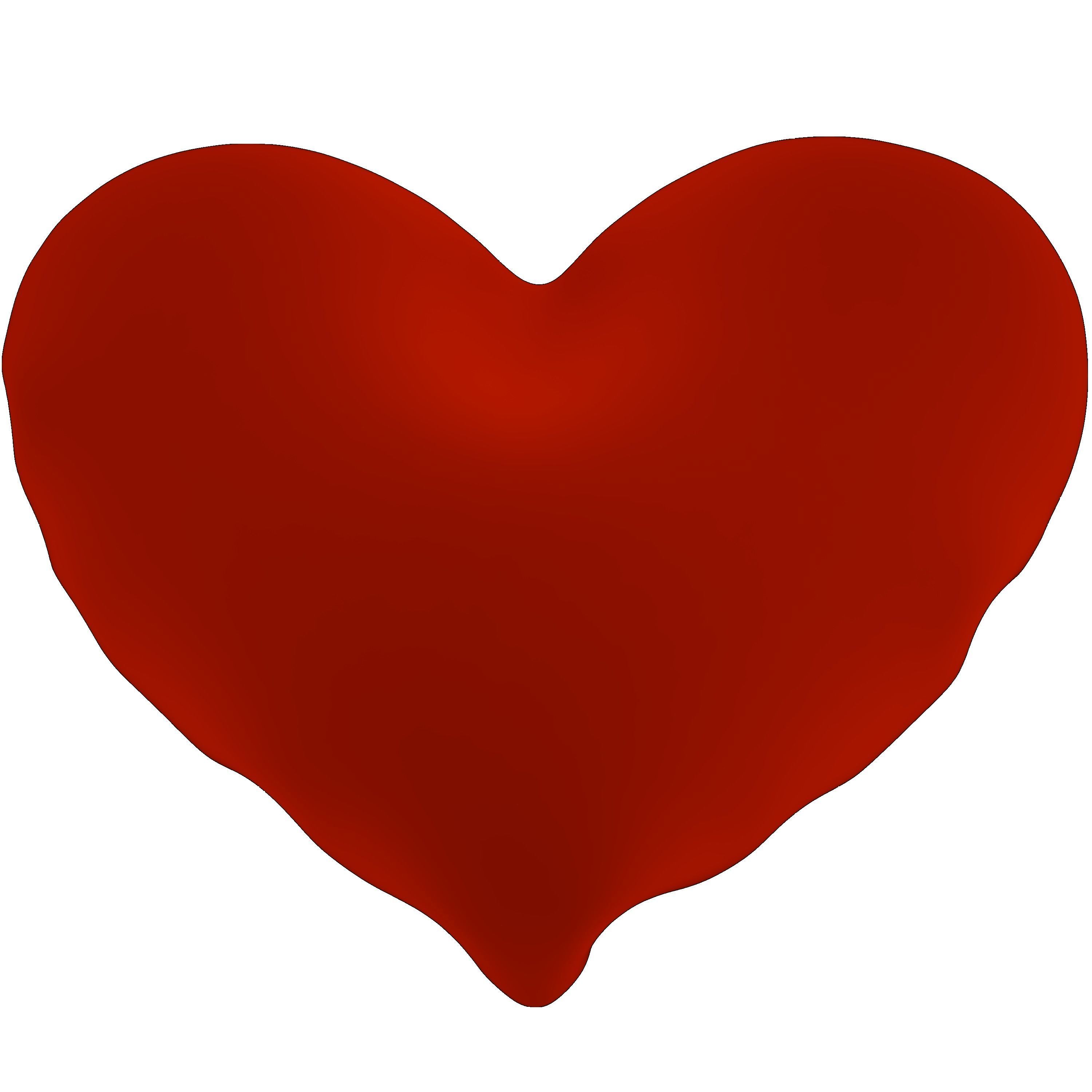 Heart Balloon 3D model_10