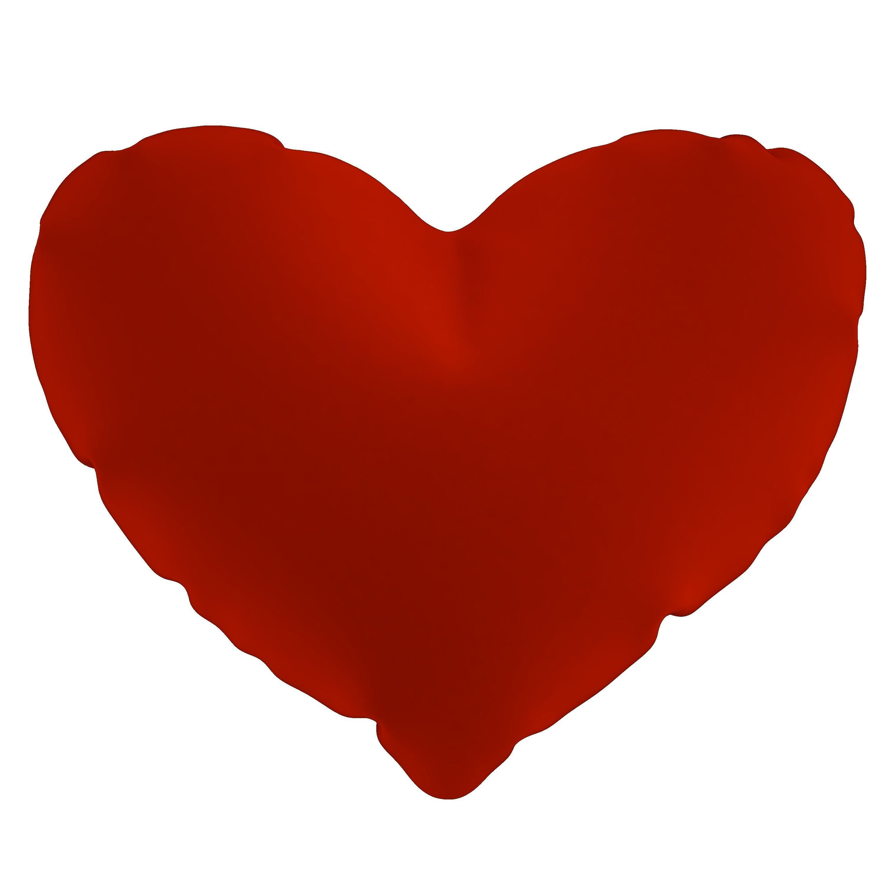 Heart Balloon 3D model_5