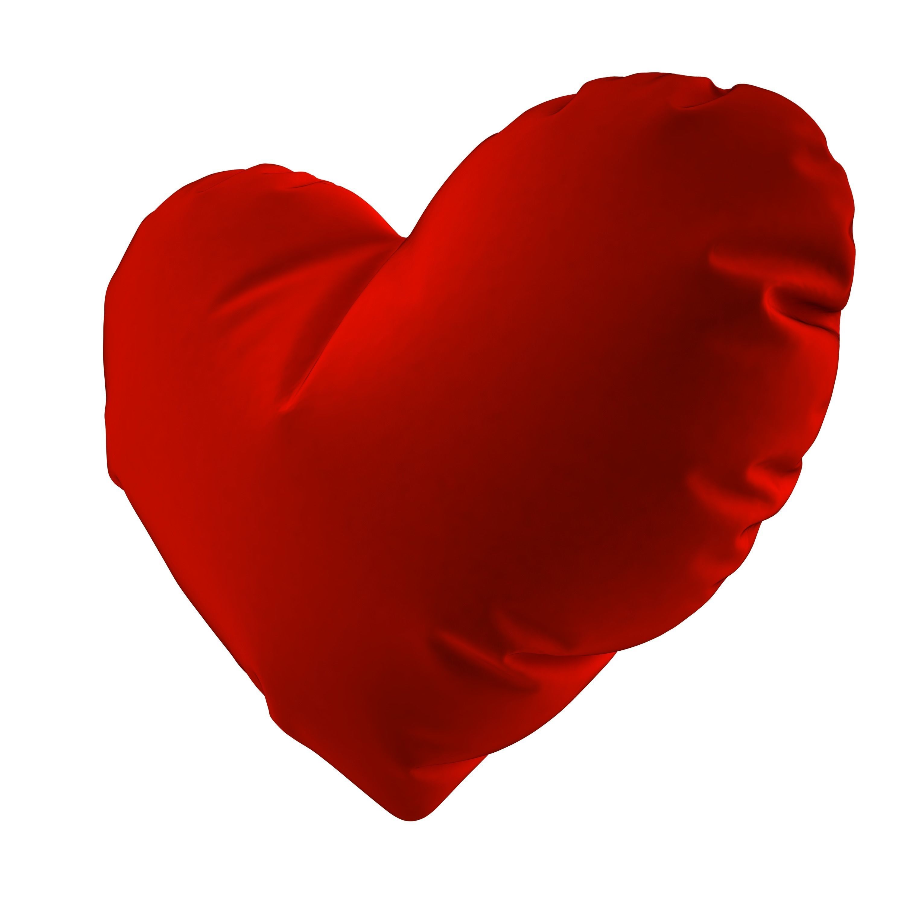 Heart Balloon 3D model_3