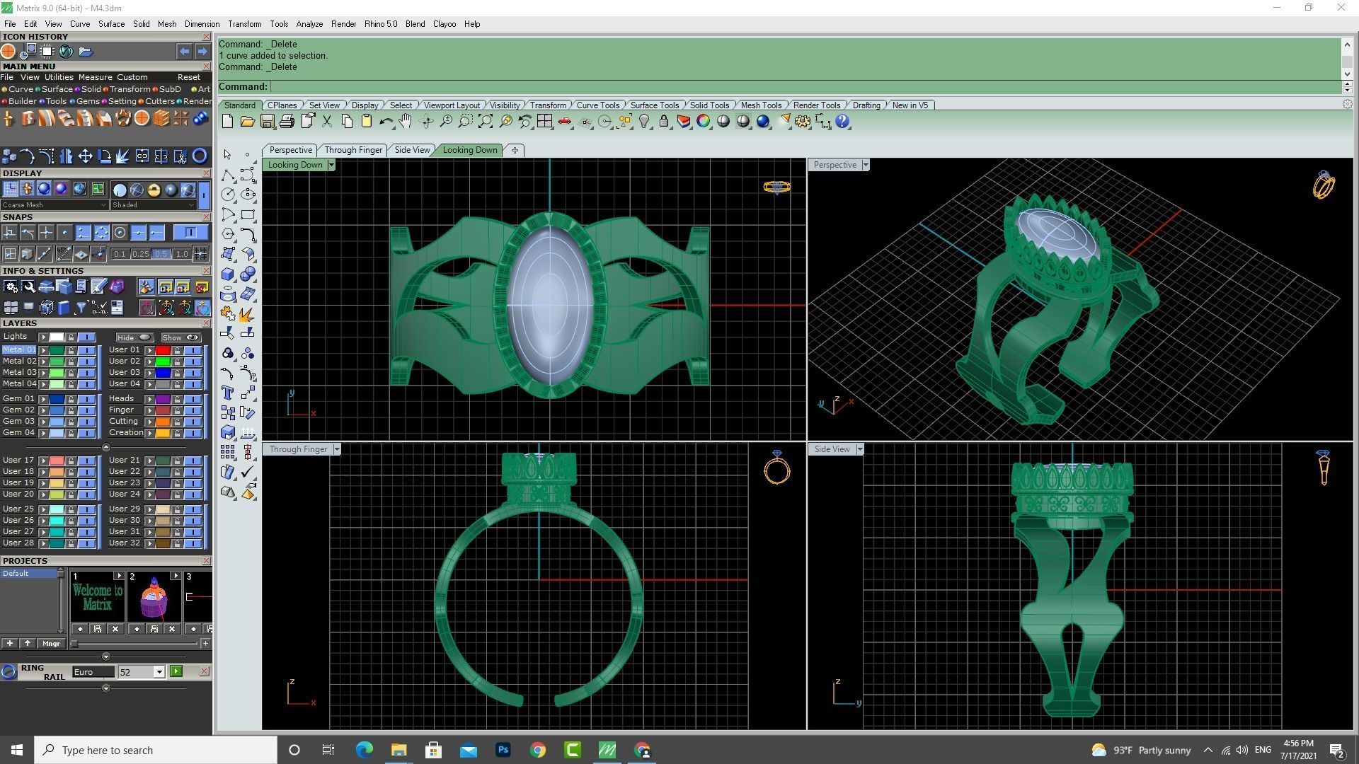 3d-model king ring 3D print model_17
