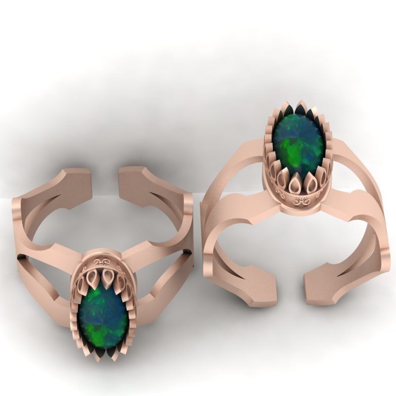 3d-model king ring 3D print model_8