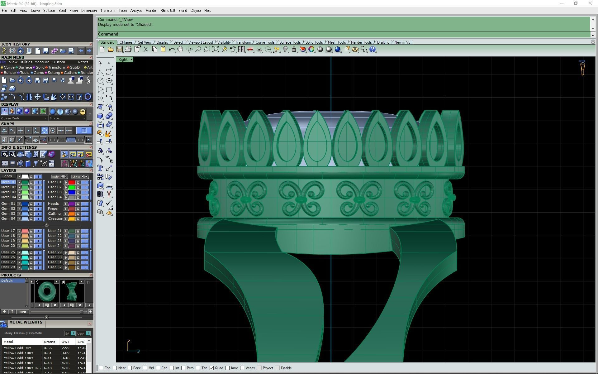 3d-model king ring 3D print model_24