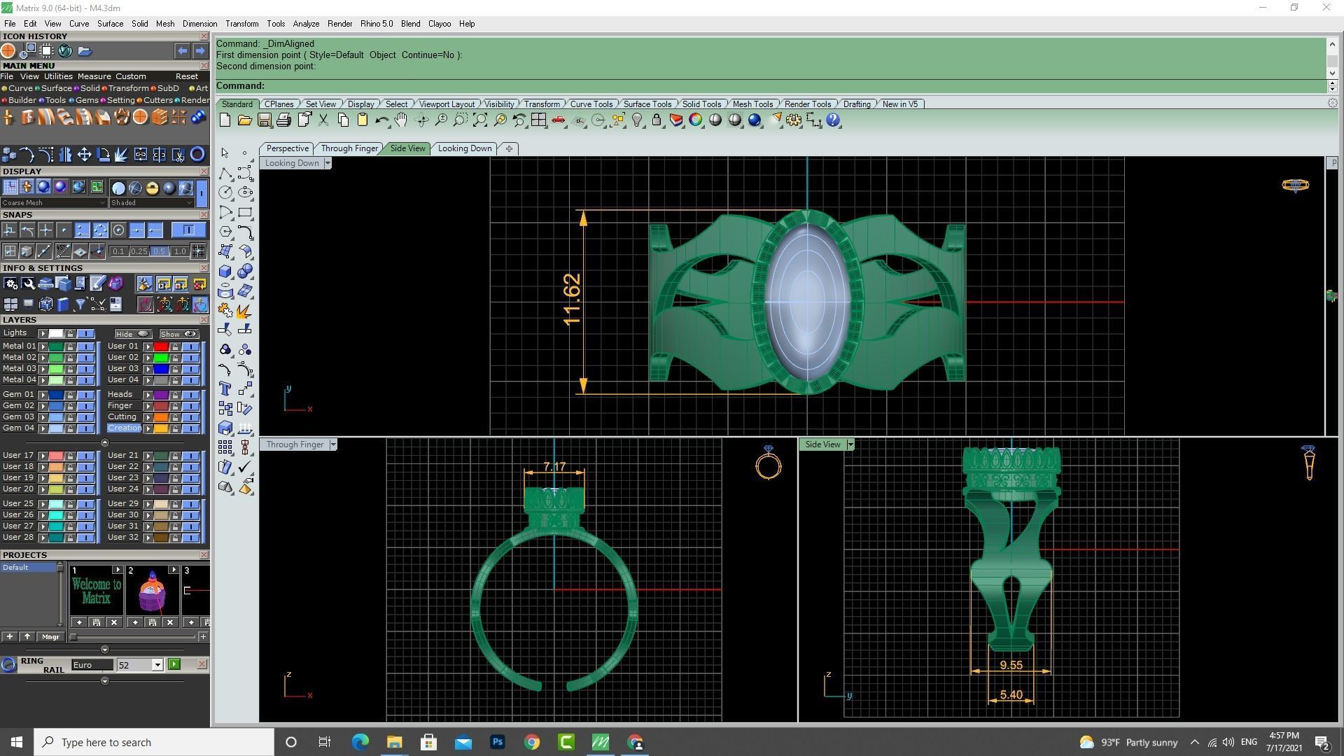 3d-model king ring 3D print model_20
