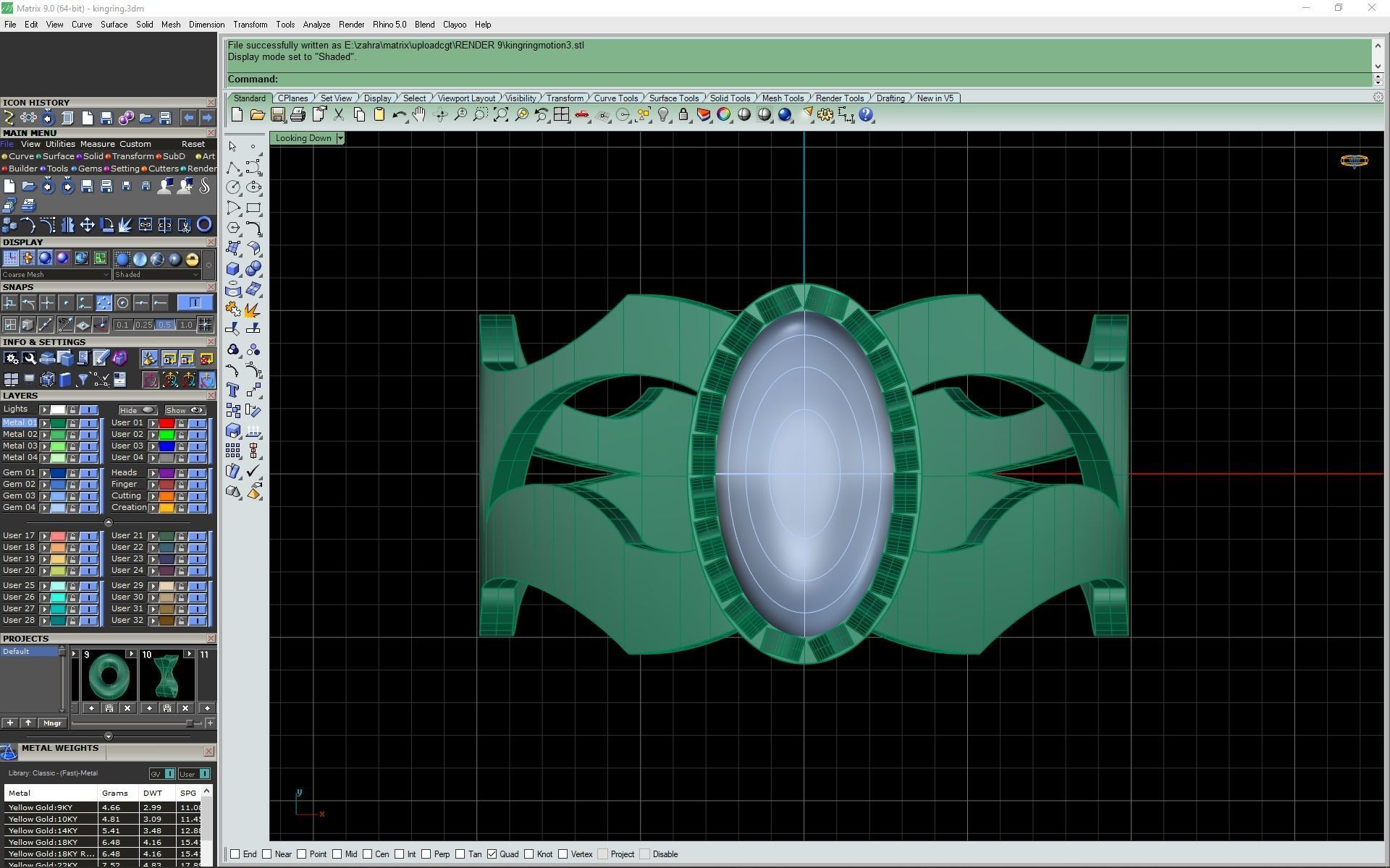 3d-model king ring 3D print model_21