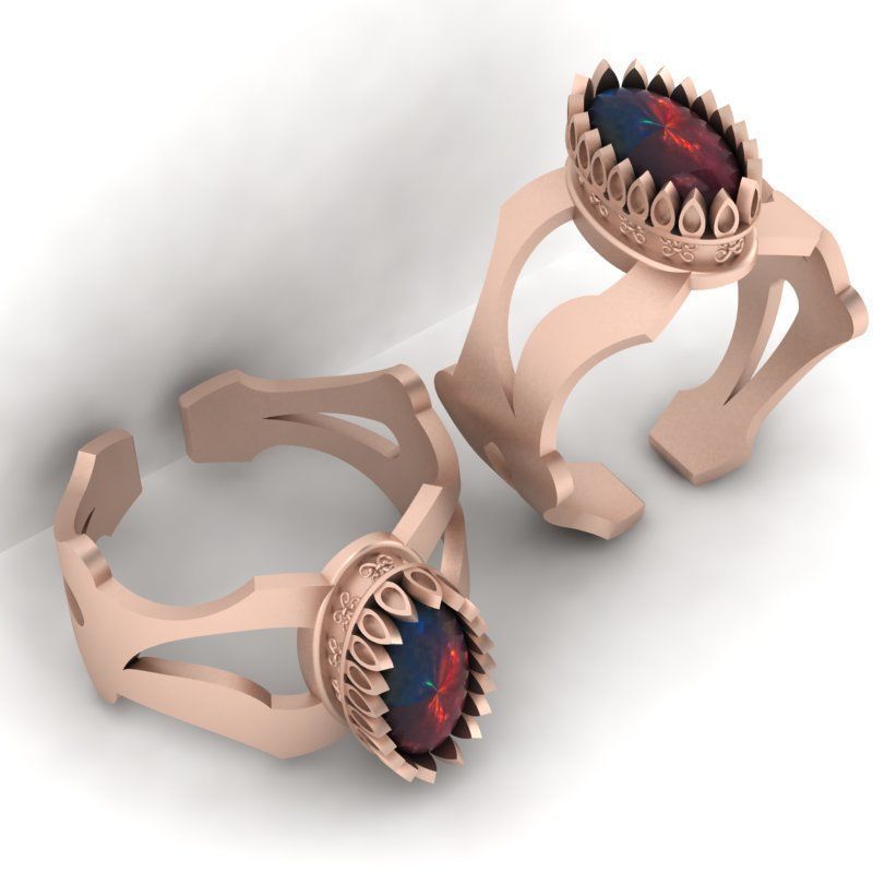 3d-model king ring 3D print model_9