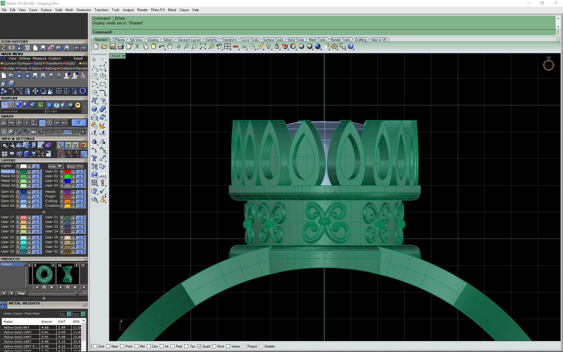 3d-model king ring 3D print model_22