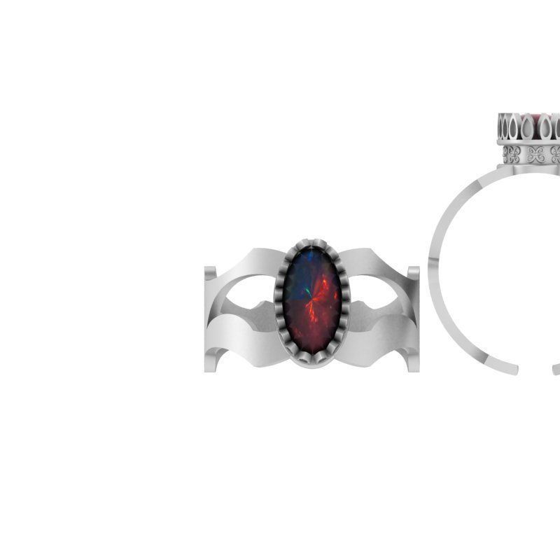 3d-model king ring 3D print model_3