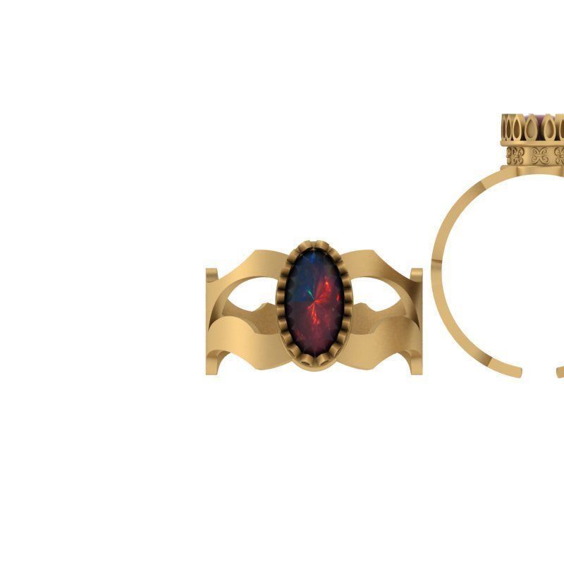 3d-model king ring 3D print model_4