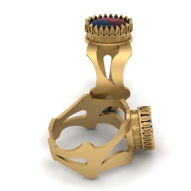 3d-model king ring 3D print model_12