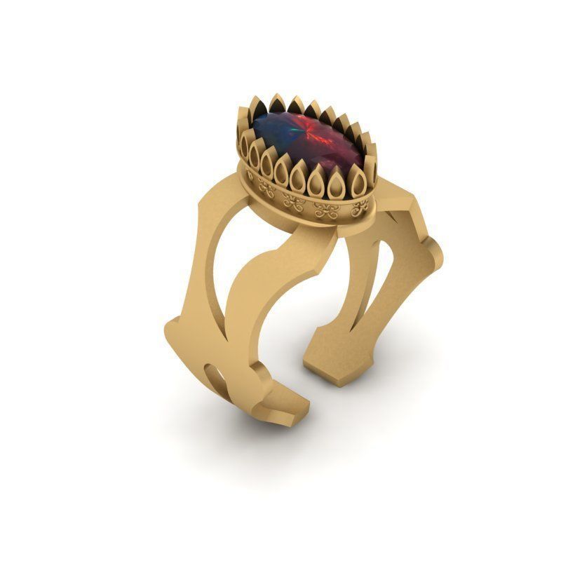 3d-model king ring 3D print model_6