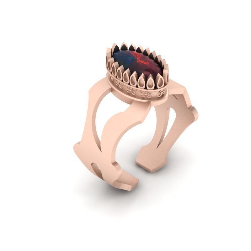3d-model king ring 3D print model_5