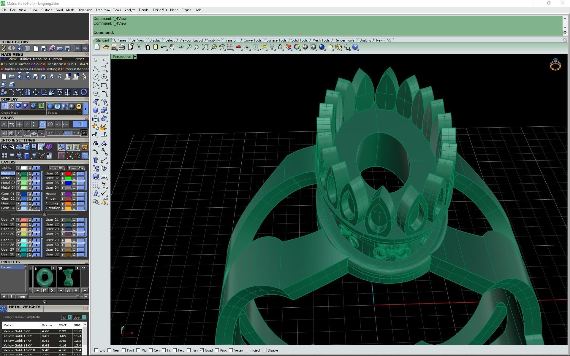 3d-model king ring 3D print model_18