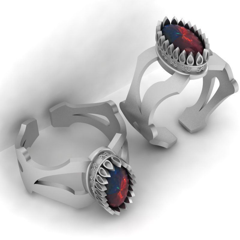 3d-model king ring 3D print model_10