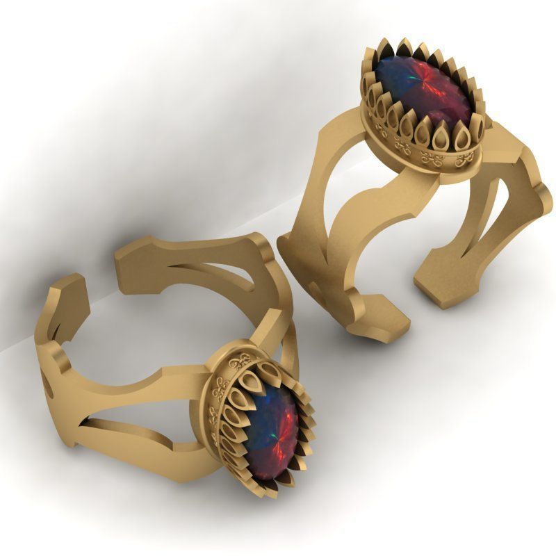 3d-model king ring 3D print model_11