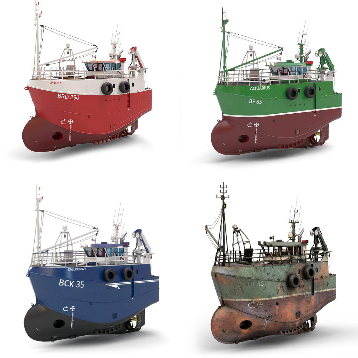 Fishing trawlers collection _67