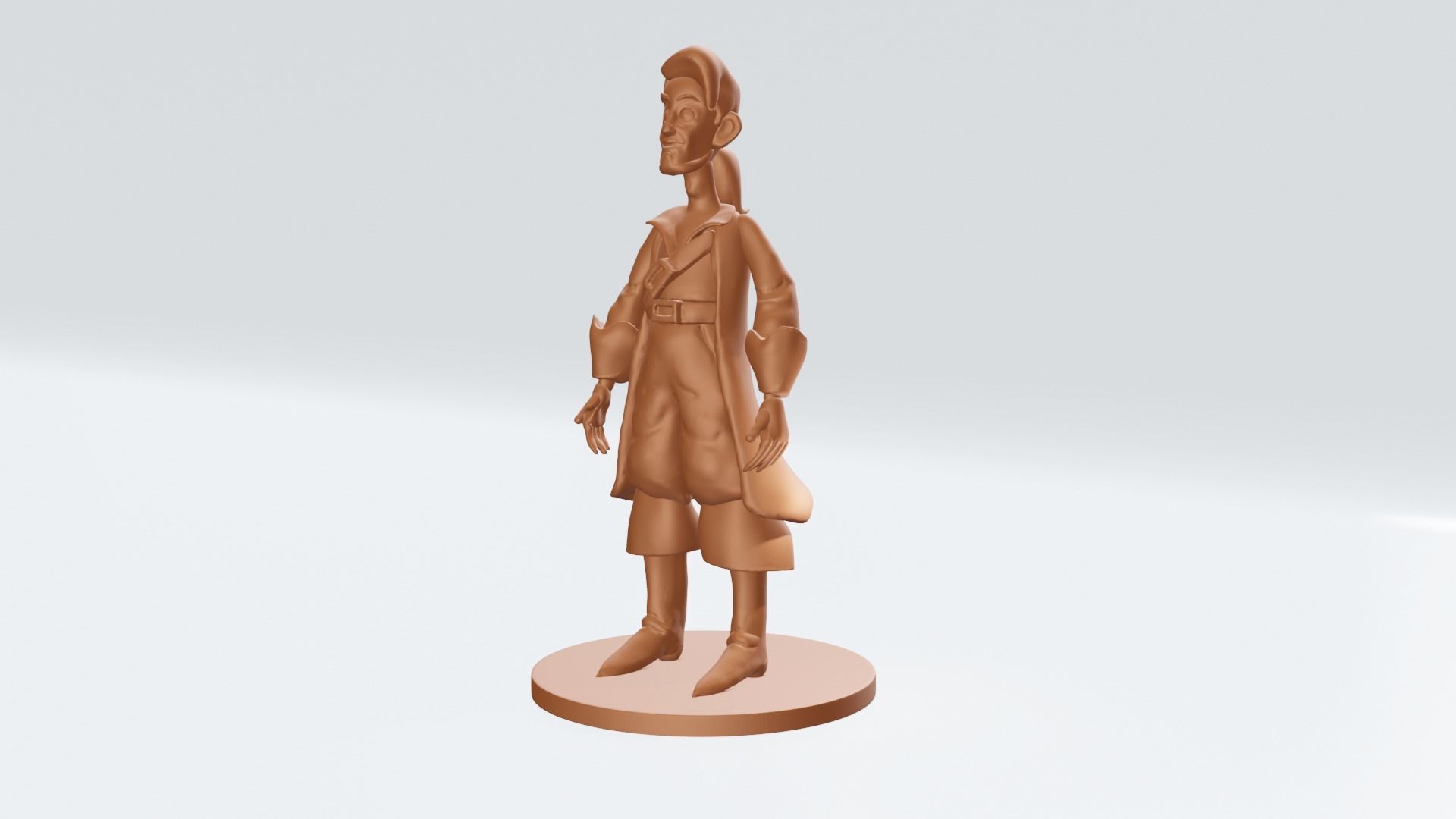 Guybrush Threepwood Mighty Pirate 3D print model_1