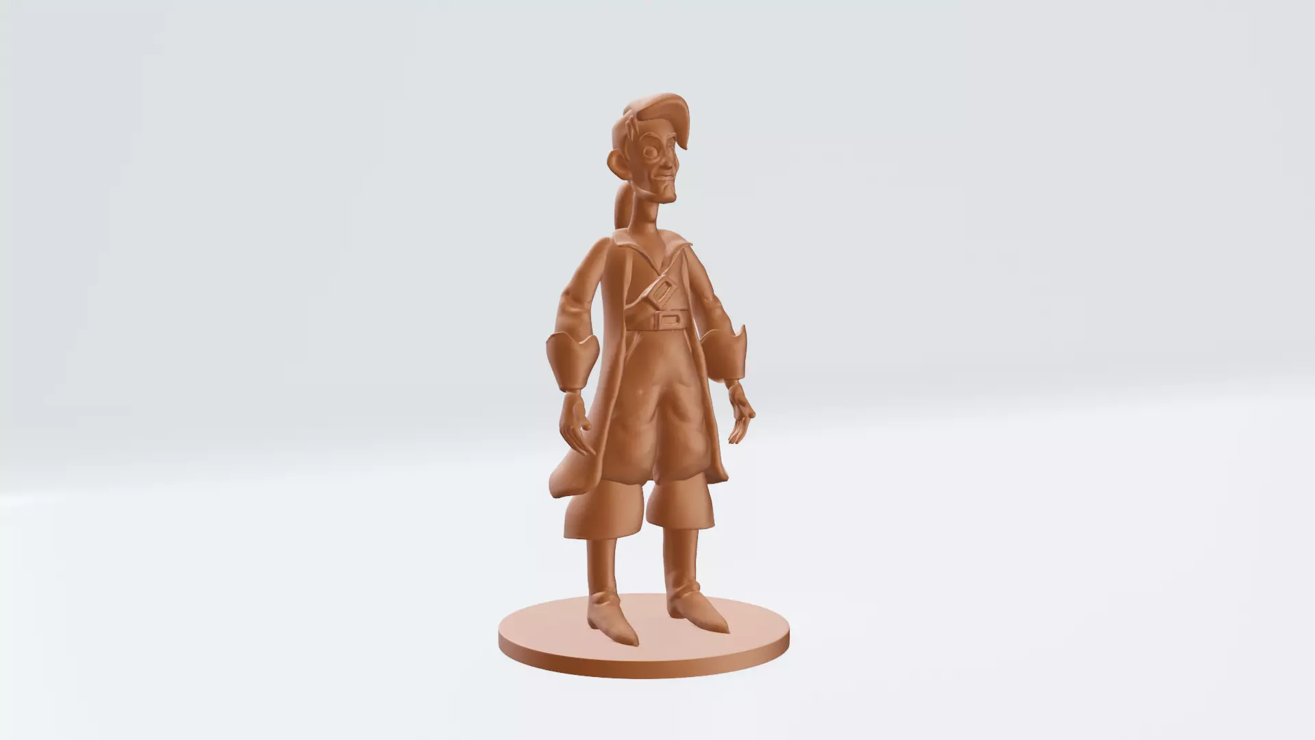 Guybrush Threepwood Mighty Pirate 3D print model_0