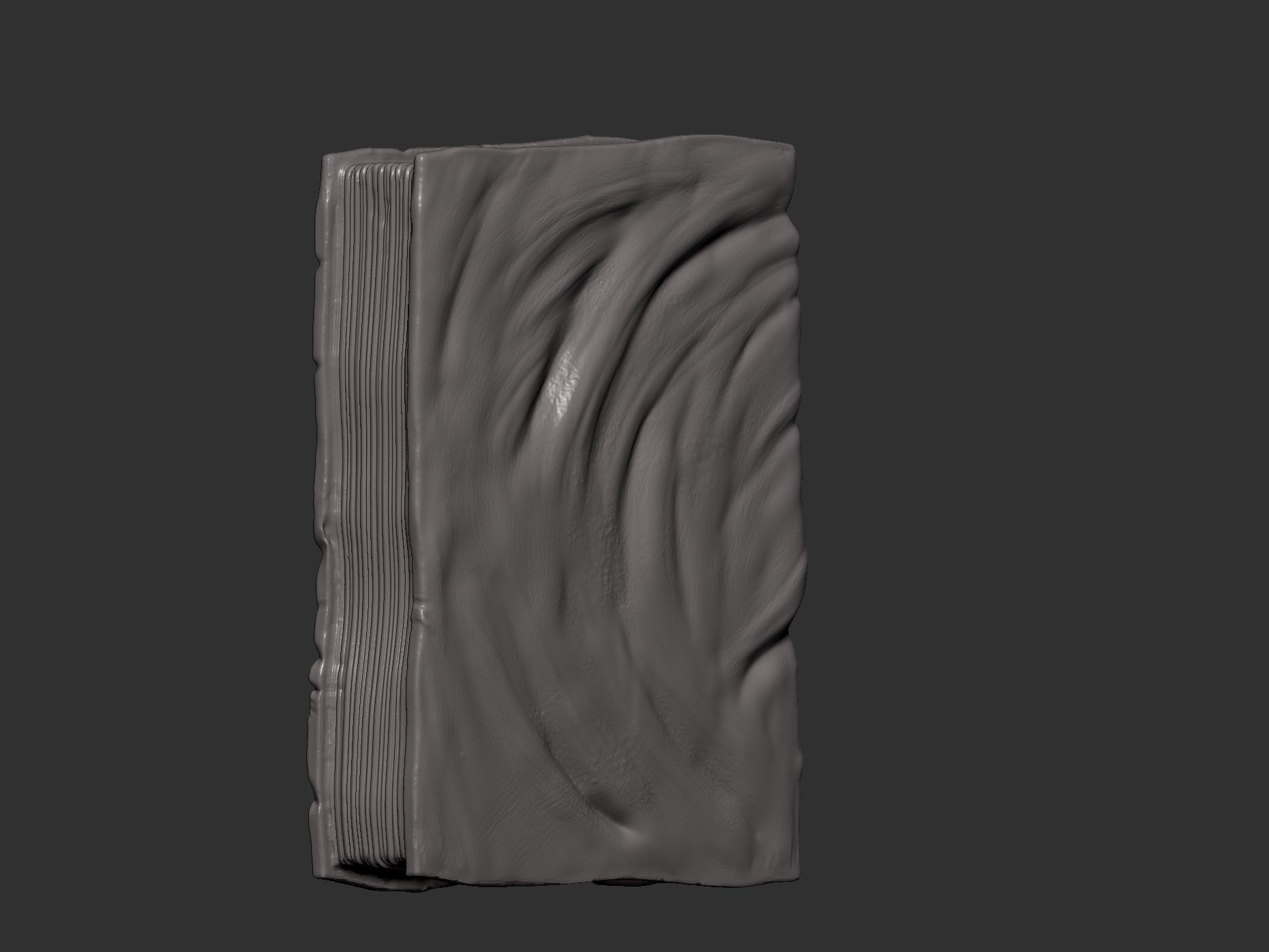 evil dead -necronomicon book-stl-obj 3D print model_5