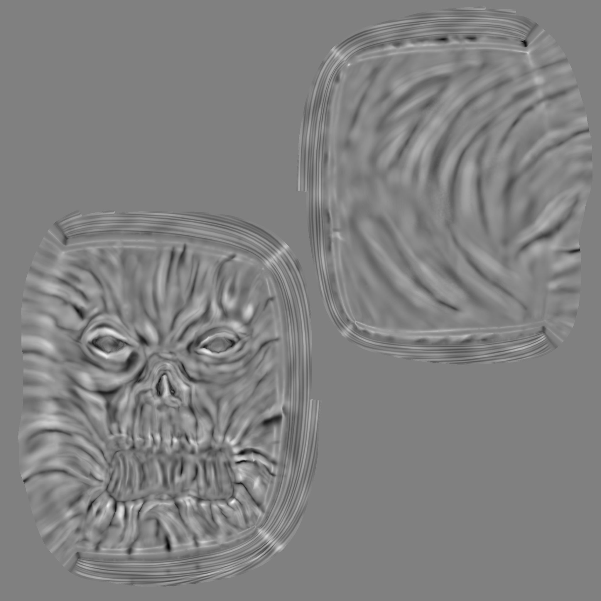 evil dead -necronomicon book-stl-obj 3D print model_18