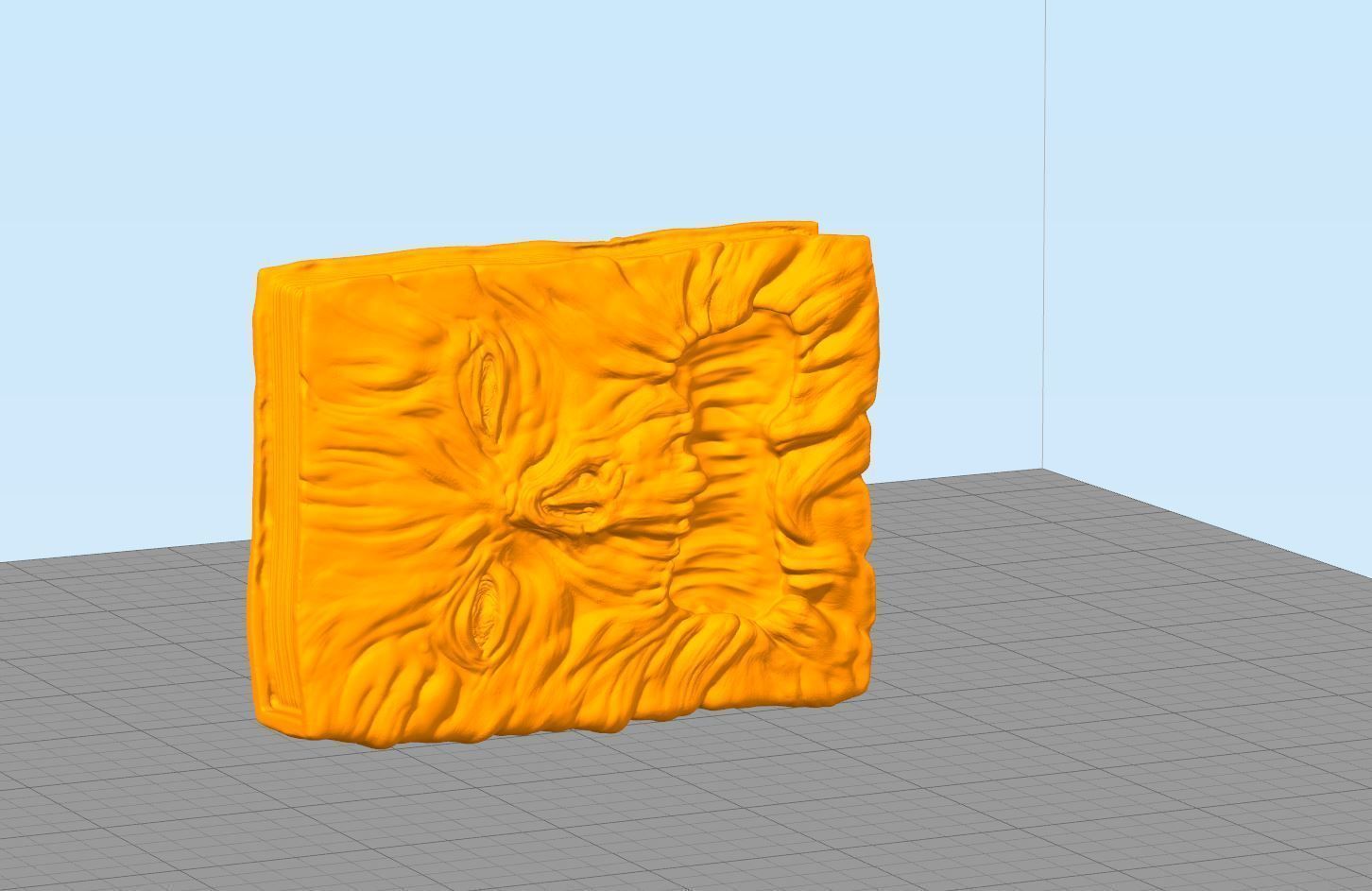 evil dead -necronomicon book-stl-obj 3D print model_7