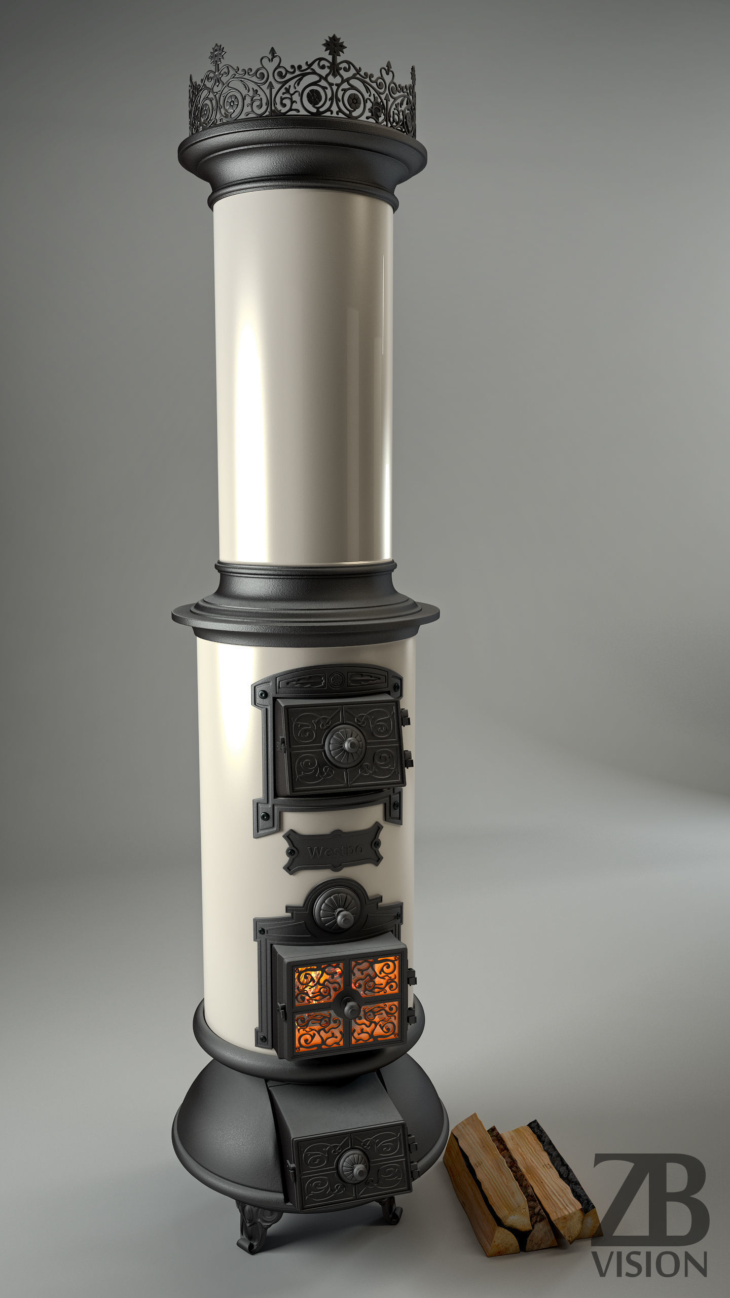 Westbo Classic Stove 3D model_1