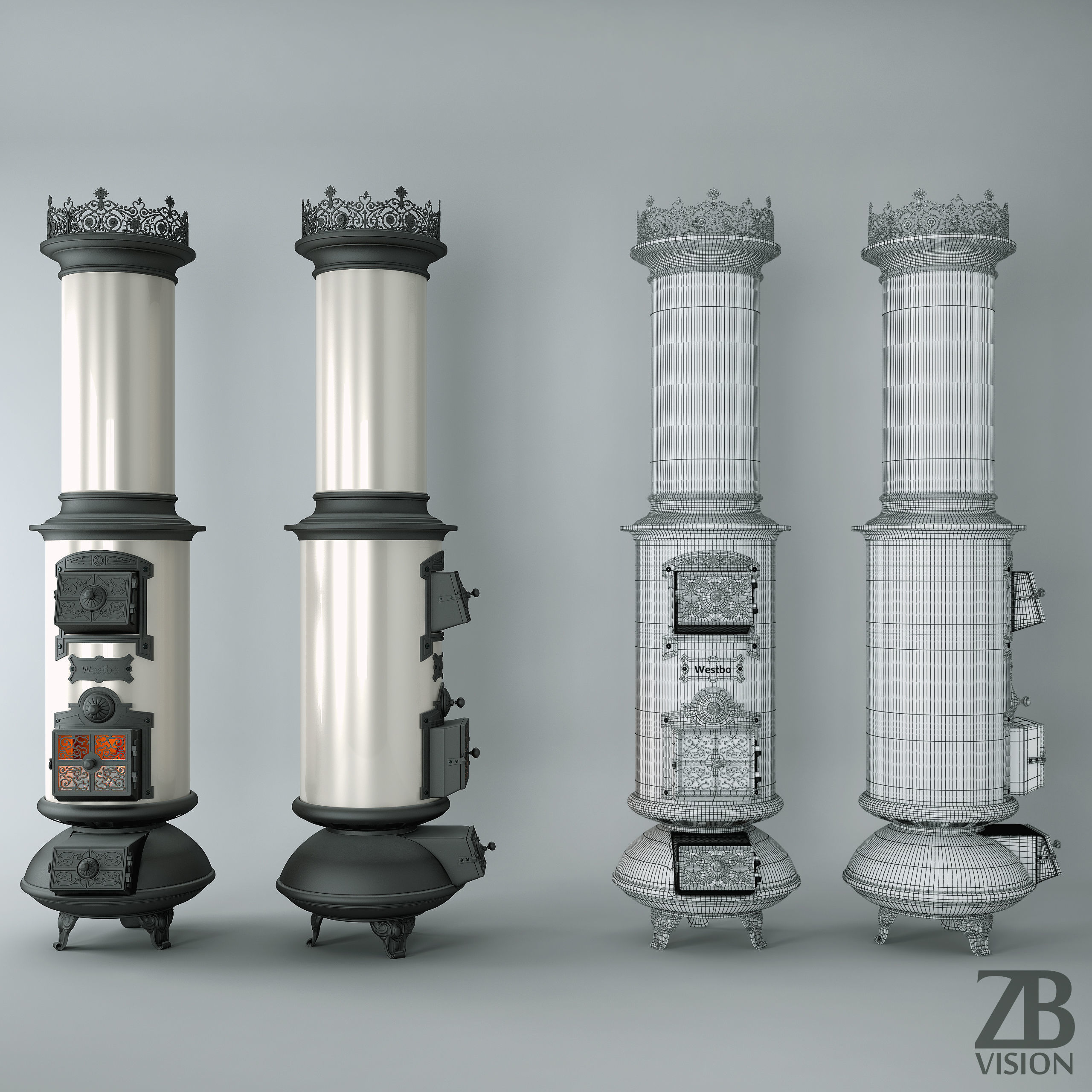 Westbo Classic Stove 3D model_3