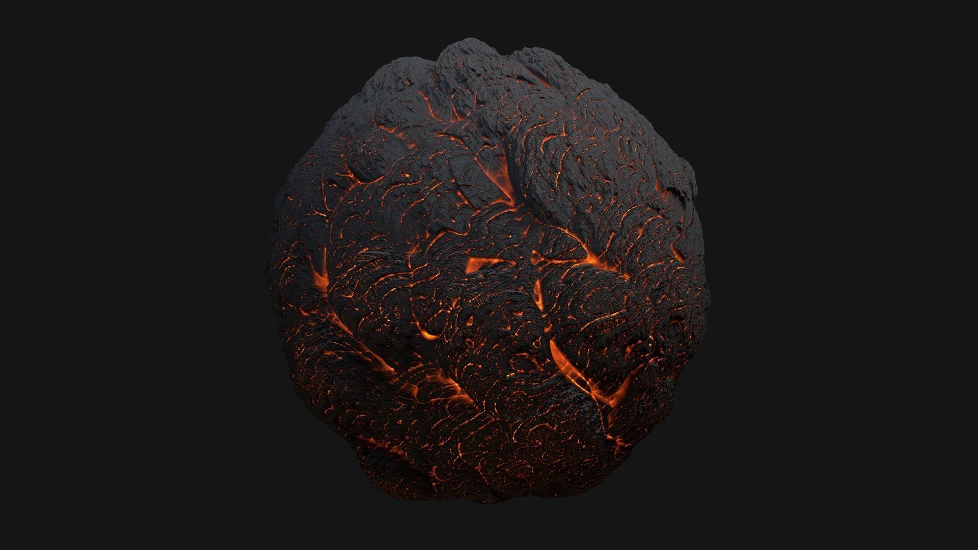 Stylized Lava PBR Texture Texture_4