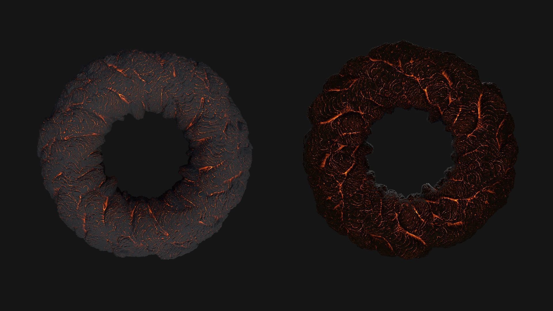 Stylized Lava PBR Texture Texture_1
