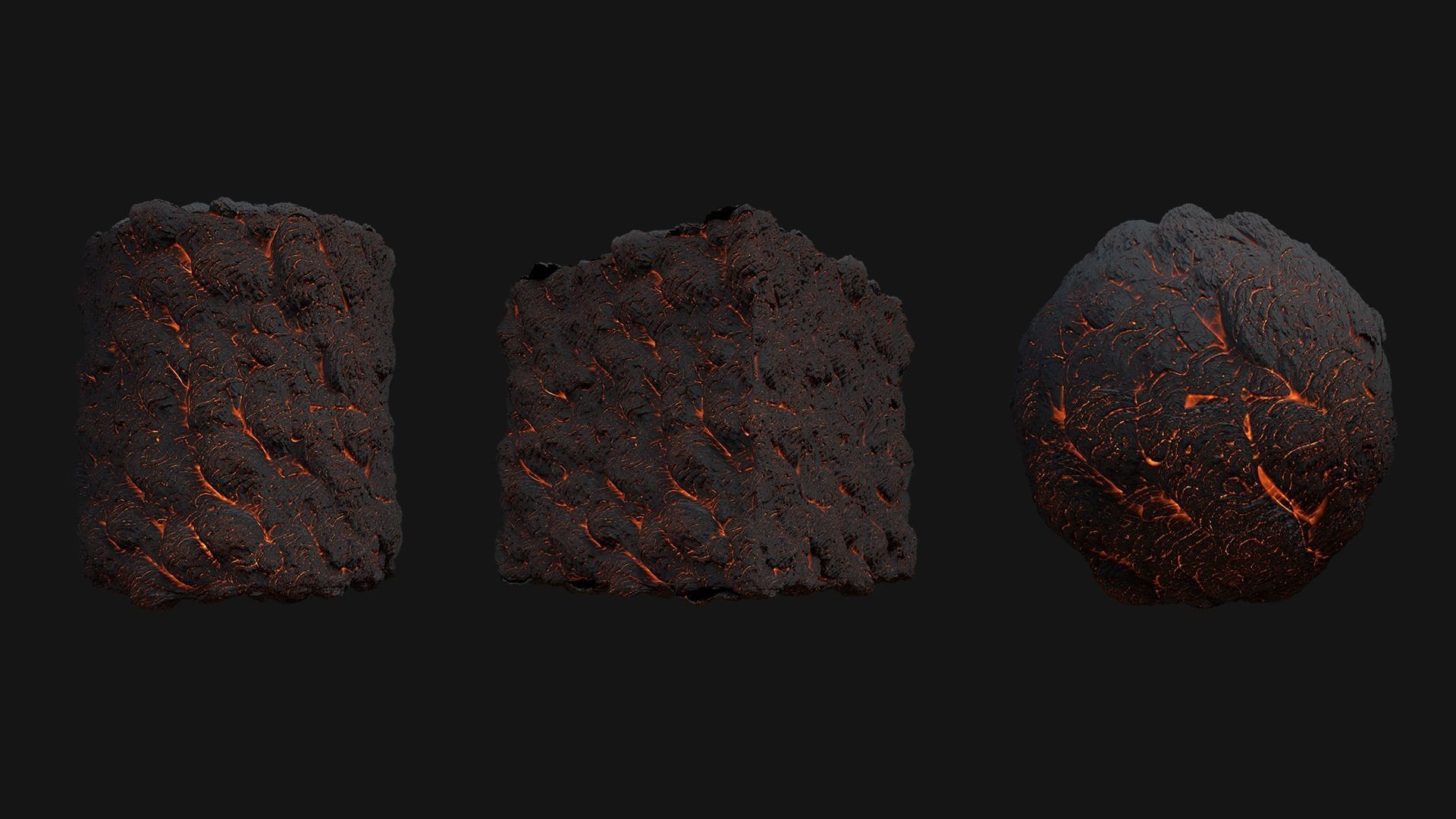Stylized Lava PBR Texture Texture_0
