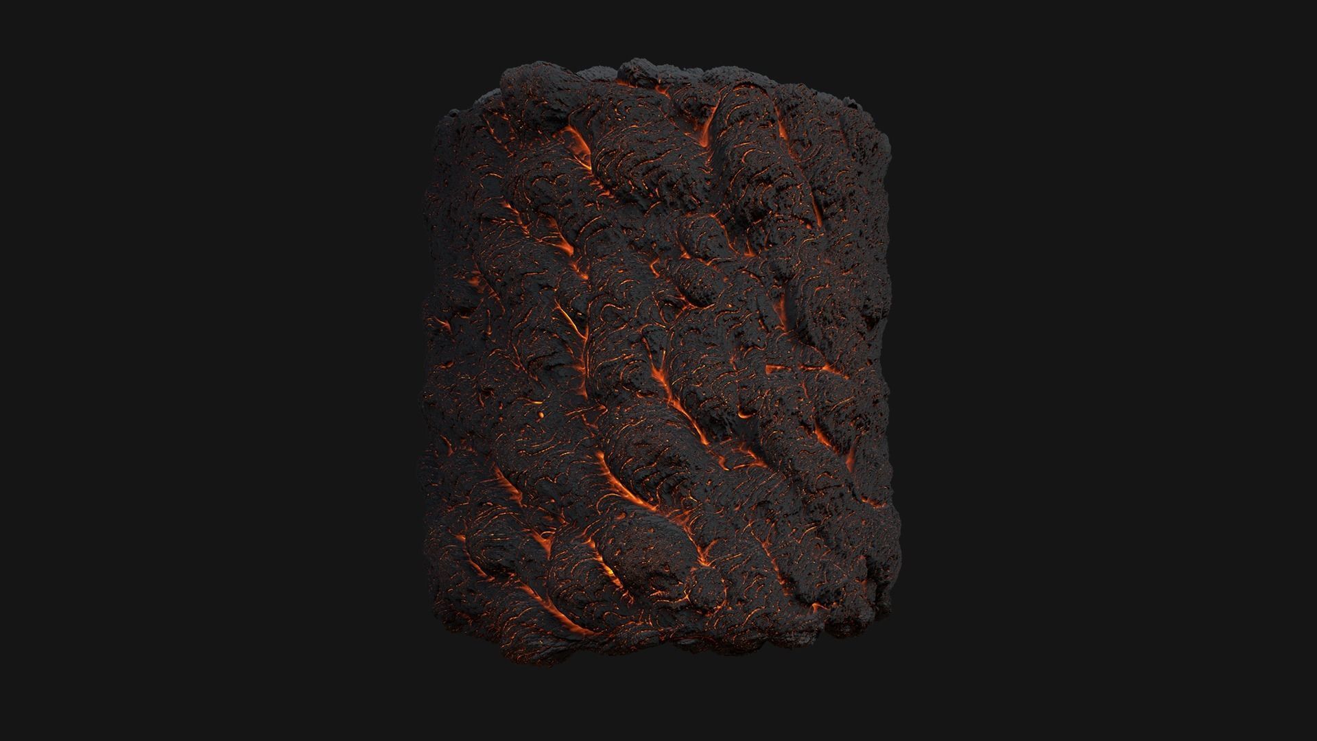 Stylized Lava PBR Texture Texture_3
