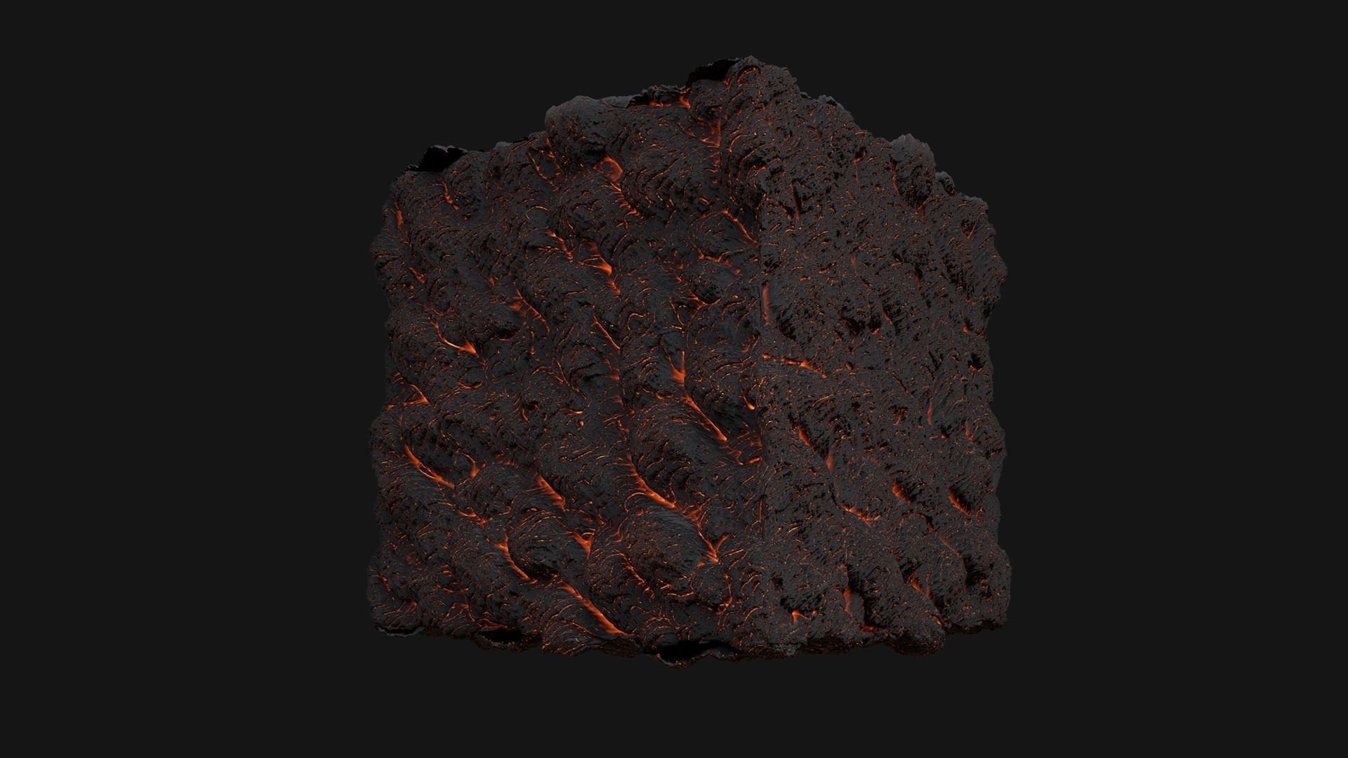 Stylized Lava PBR Texture Texture_2