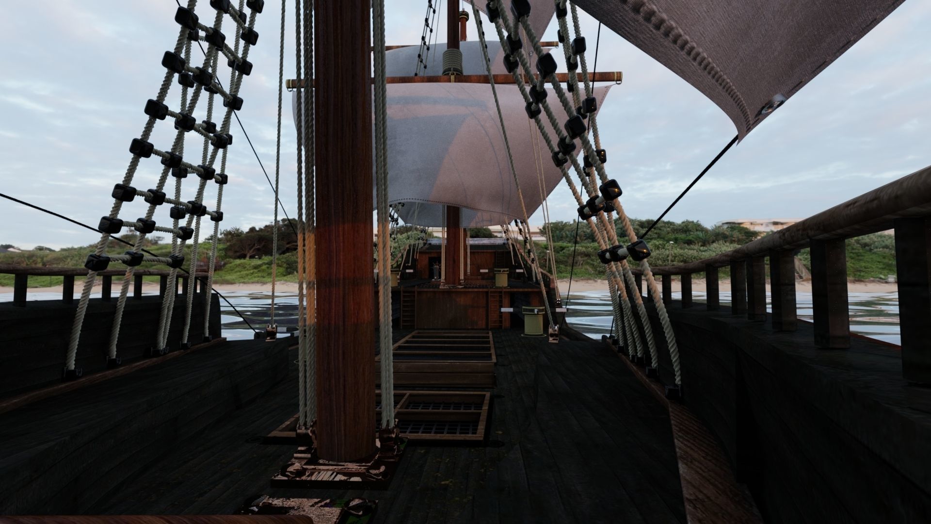 Pirate Ship 3D model_8