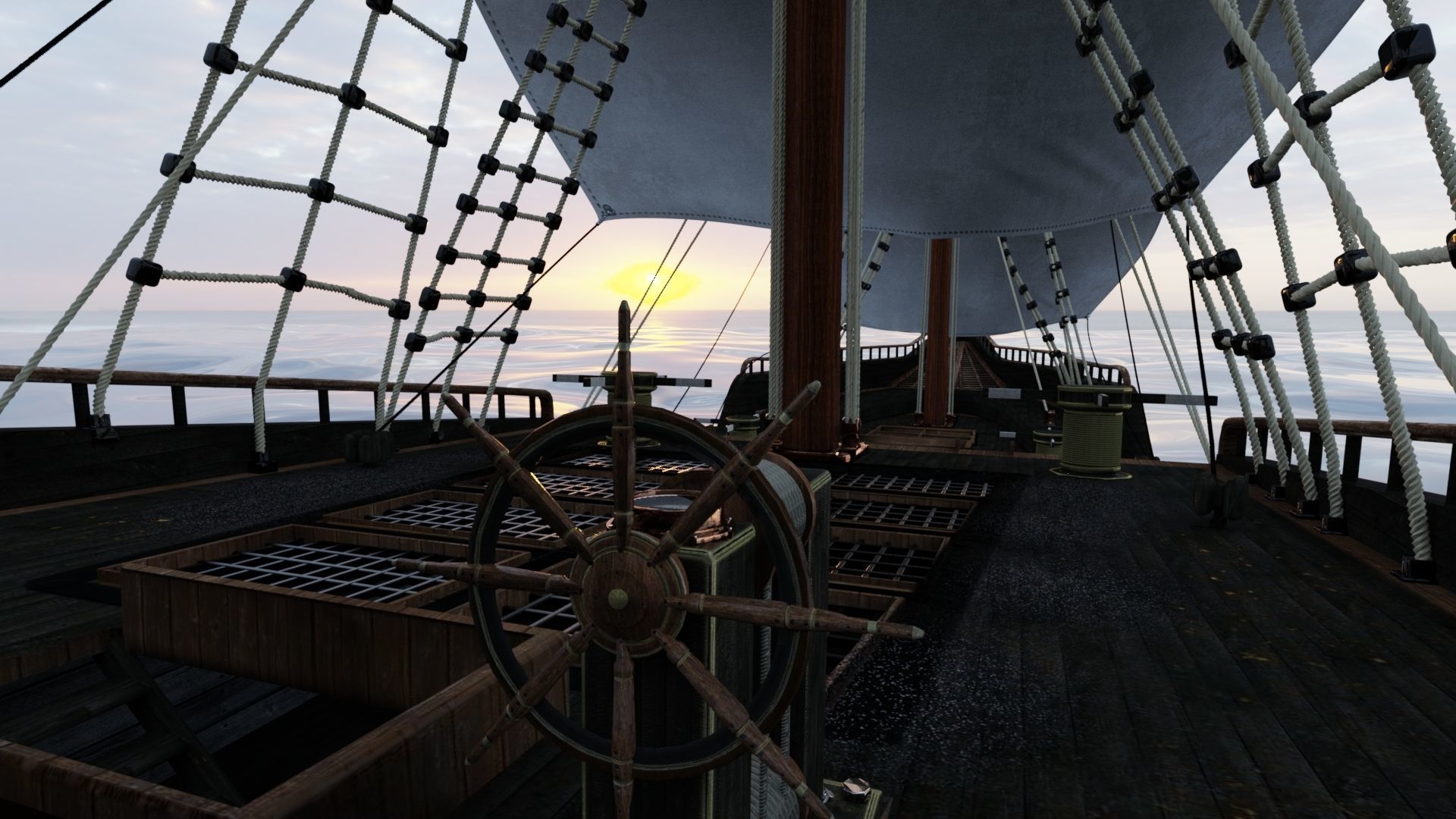 Pirate Ship 3D model_3