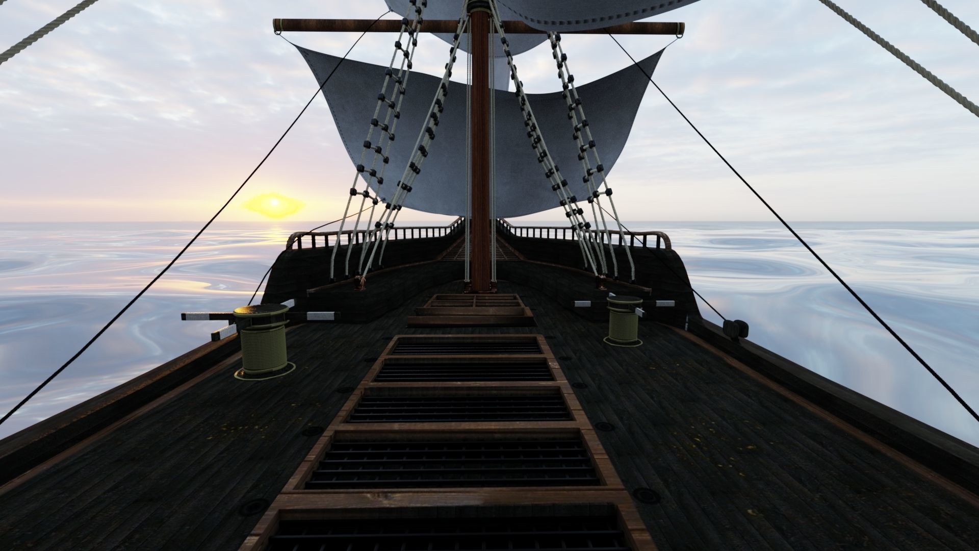 Pirate Ship 3D model_7