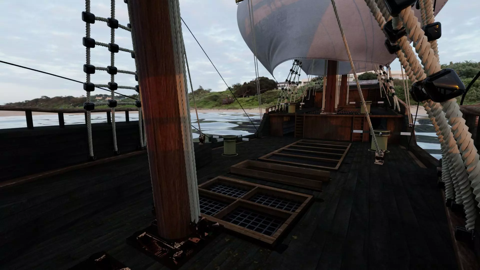 Pirate Ship 3D model_0