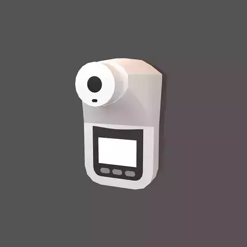 Auto Infrared Thermometer v1 001 Low-poly 3D model