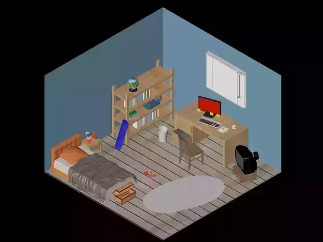 Isometric room