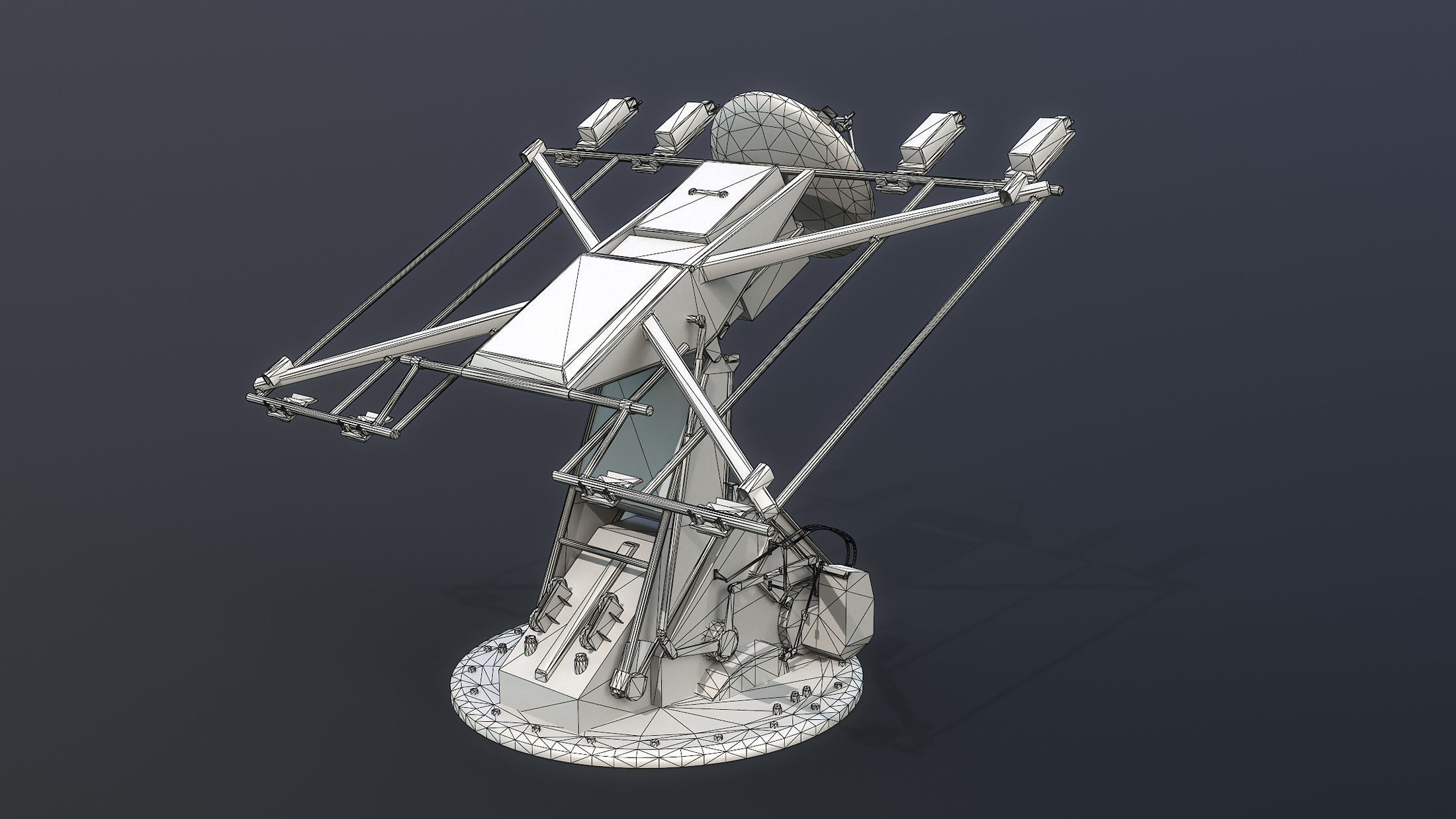 Strela-10 9K35 Missile System Low-poly 3D model_13