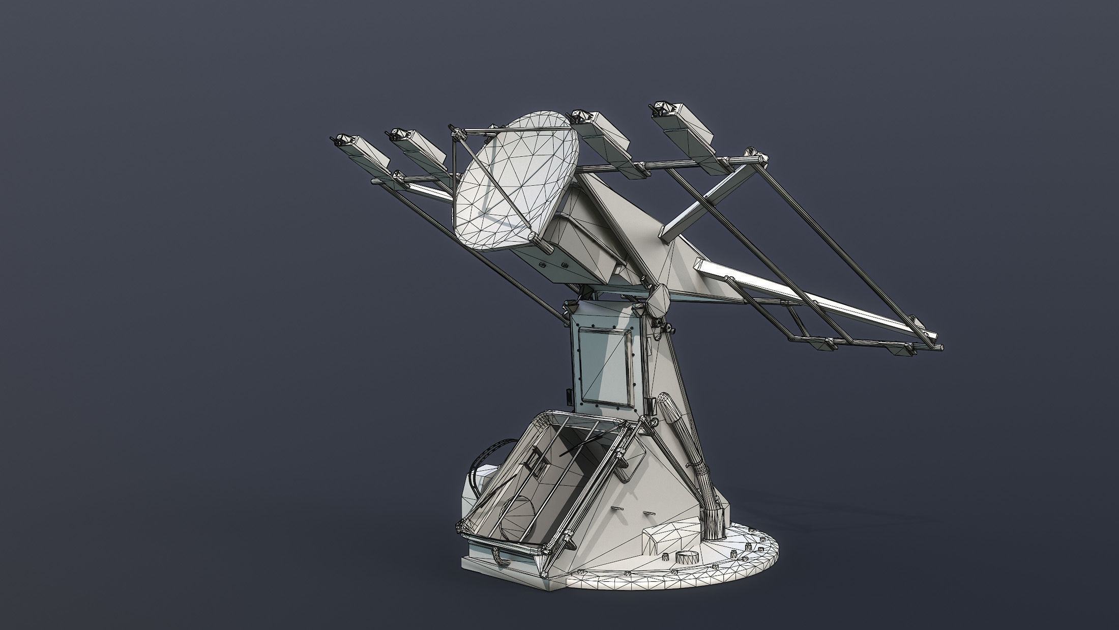 Strela-10 9K35 Missile System Low-poly 3D model_11