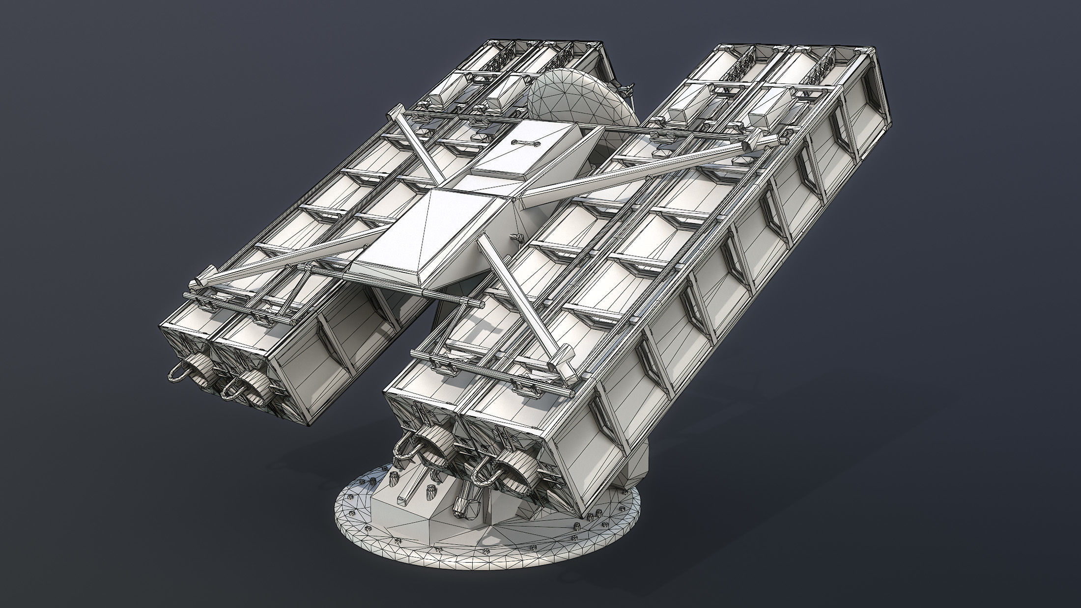 Strela-10 9K35 Missile System Low-poly 3D model_12