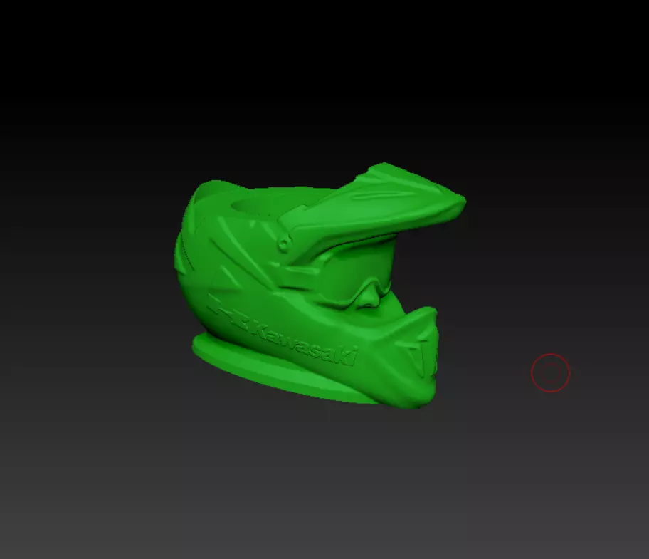 mate casco kawasaki 3D print model_0